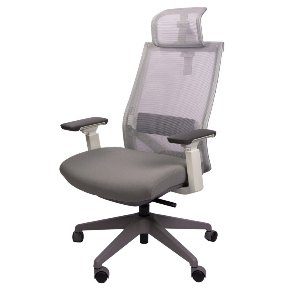 Офисное кресло Healthy Chair Lite белый вид сбоку